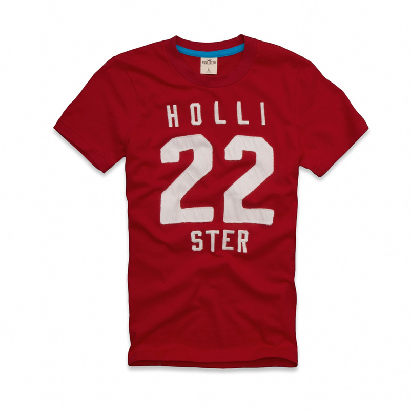 Hollister Hombres De Cuello Redondo Corto Remera HCO3988